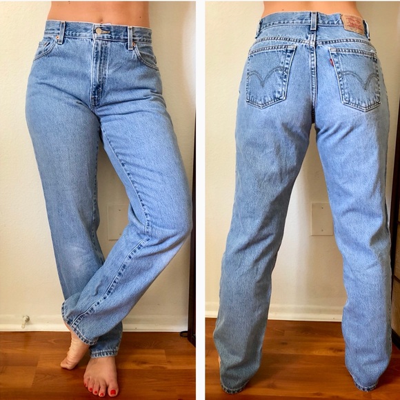 womens levis 550 straight leg jeans